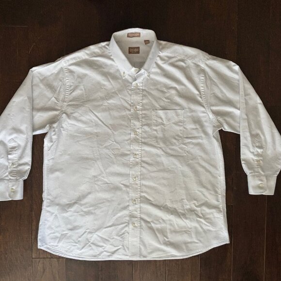 Gitman Bros. White Button Down Oxford Shirt 100% Cotton Mens Size 17.5 / 34 - Picture 3 of 10